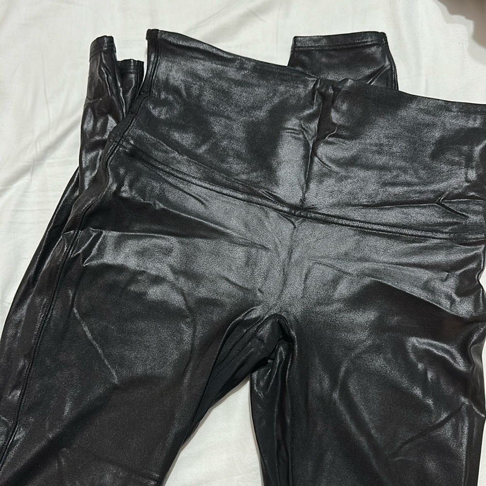 Spanx Faux Leather Leggings